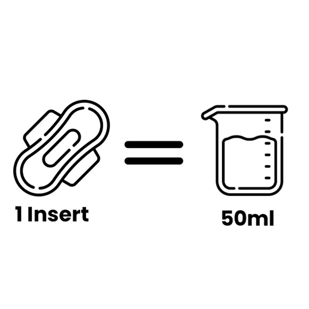 Nimmt bis zu 50 ml auf, für optimale Sauberkeit